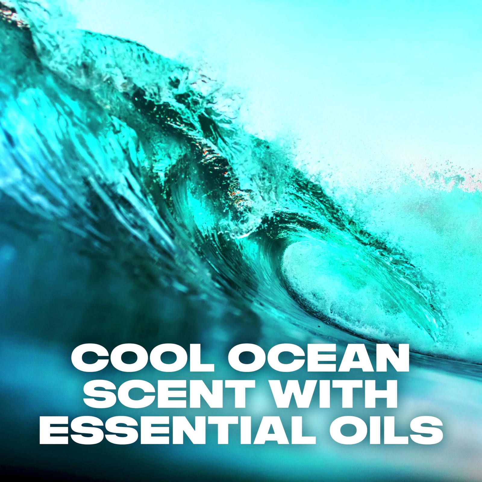 AXE Cool Ocean Men’s Body Wash With Essential 16 Fl Oz (Pack of 1), Clear