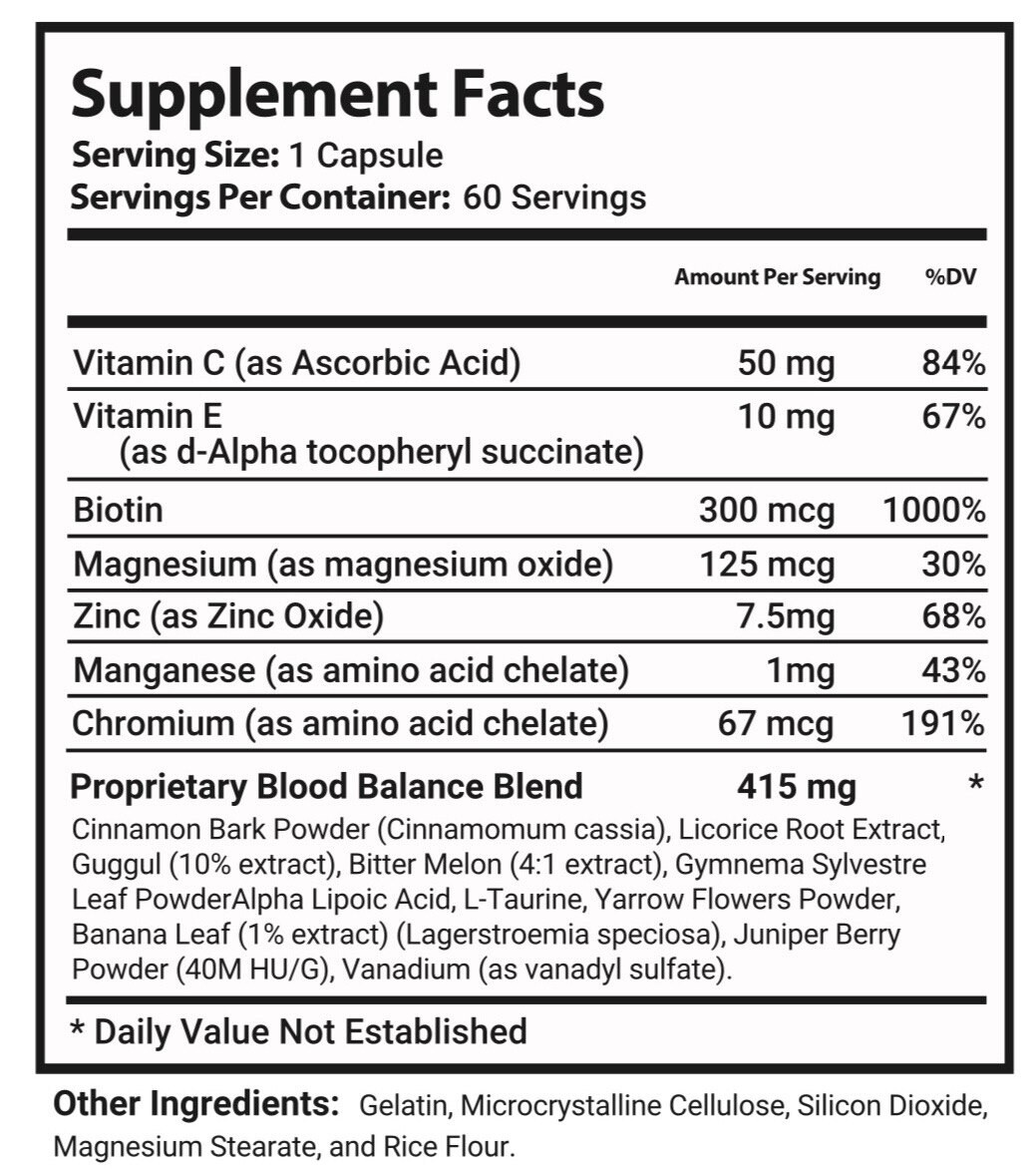Sweet Restore Glycogen Support to Regulate Blood Pressure – 60 Capsules
