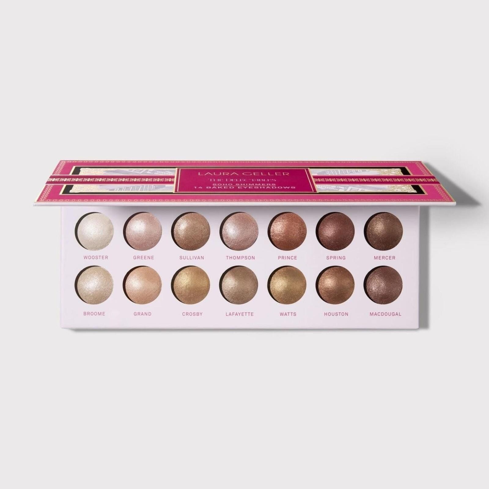 LG 14-Pan Baked Eyeshadow Palette Soho Shimmers Neutral