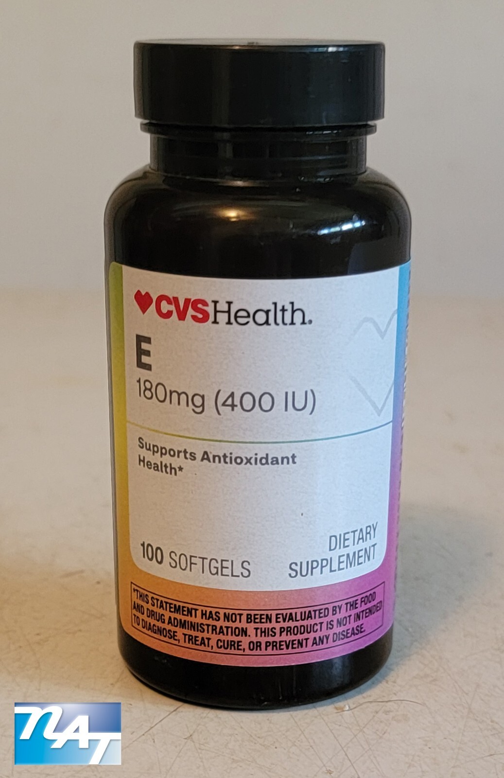CVS Health E 180mg (400 IU) Antioxidant 100 softgels EX09/2024