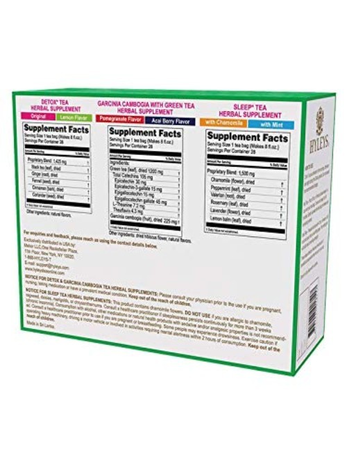 Delicious 28-Day Detox Tea Kit – 84 Bags of Herbal Cleanse & Weight Support