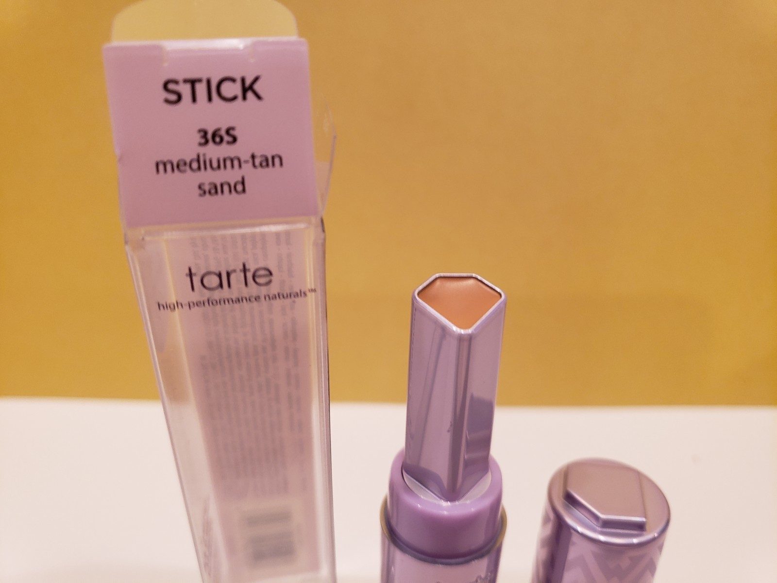 Tarte ~ Shape Tape Blur Concealer Stick~#36S Medium-Tan Sand ~ 0.077 oz ~ NIB