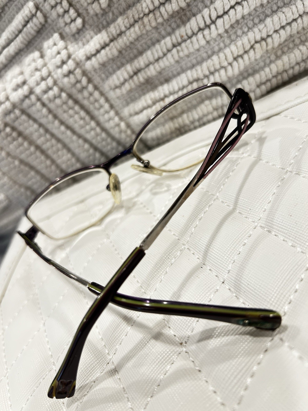 Morel France Koali 674K Purple Green Designer Eyeglass Frames 48-17-135