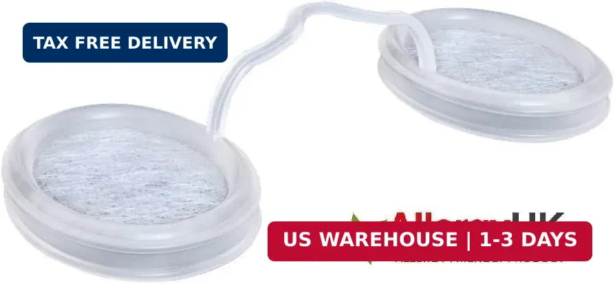 O2 Nose Filters with 3M Filtration – Nasal Screens for Allergies, Dust & Smoke –