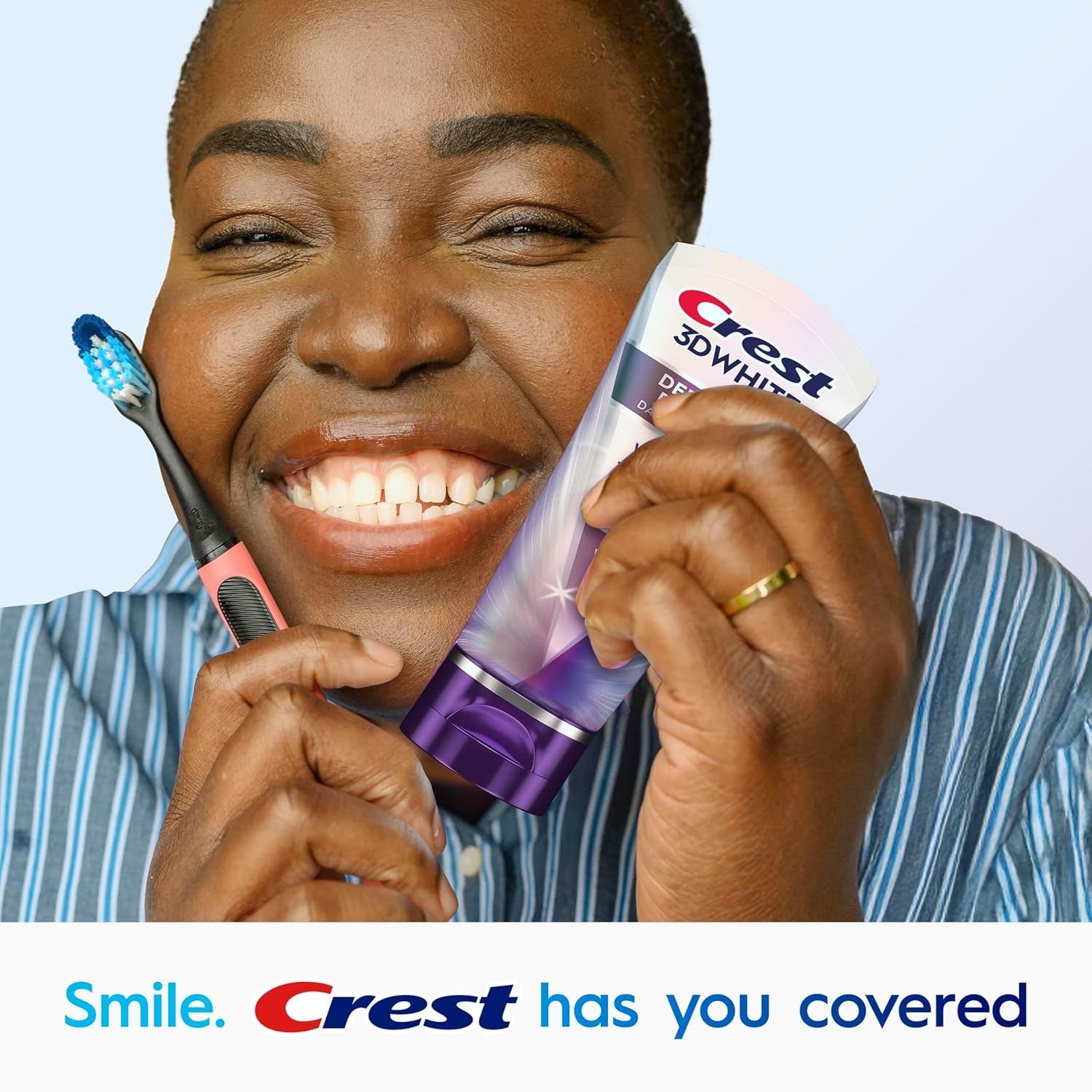Crest 3DWhite Brilliance Deep Stain Remover Ultra White Toothpaste – 2.1oz