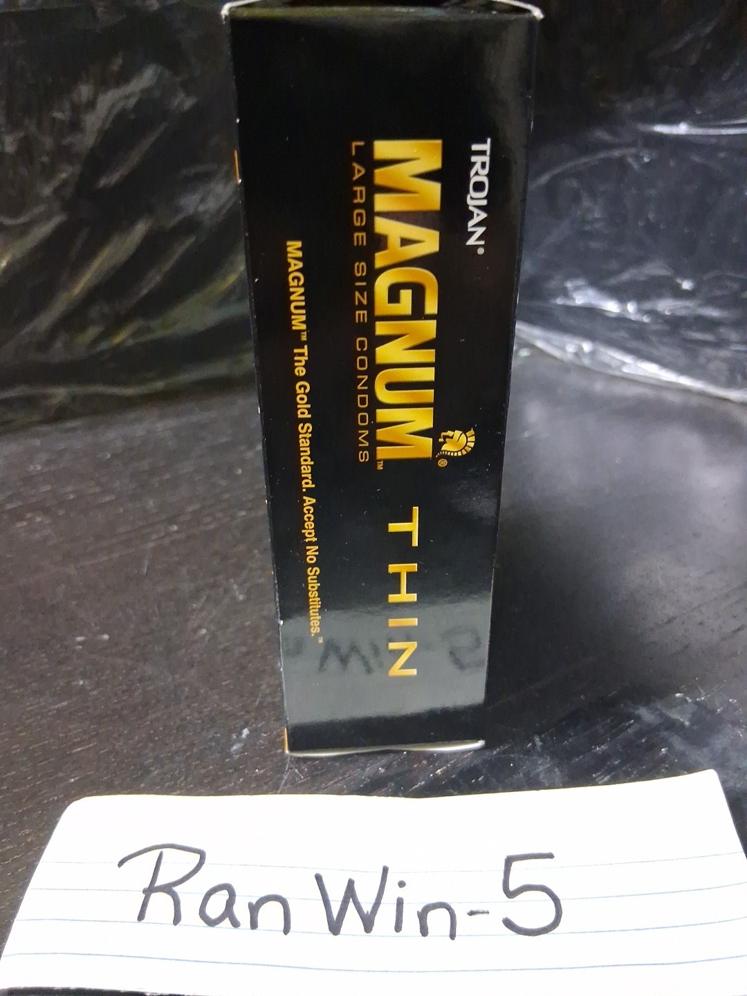 Trojan Magnum Large Sized Thin Latex Condoms W/ STI Protection. Exp. 04/01/2027