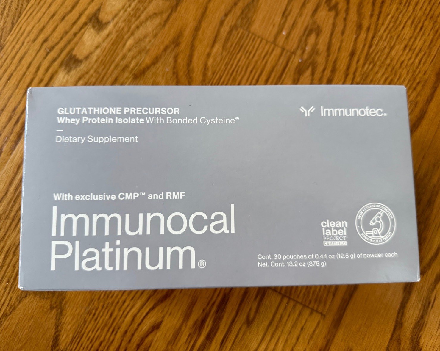 Immunocal Platinum Glutathione Precursor 30 Servings Exp 9/2028