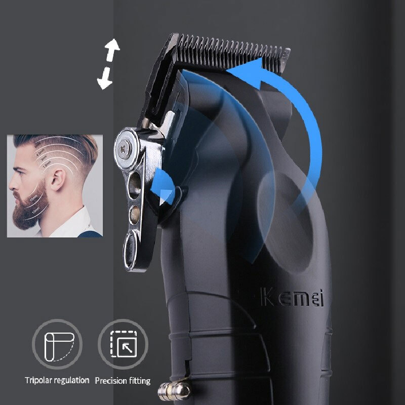 Kemei-2299 Cordless Electric Hair Trimmer Clipper Professional Cutting Machine