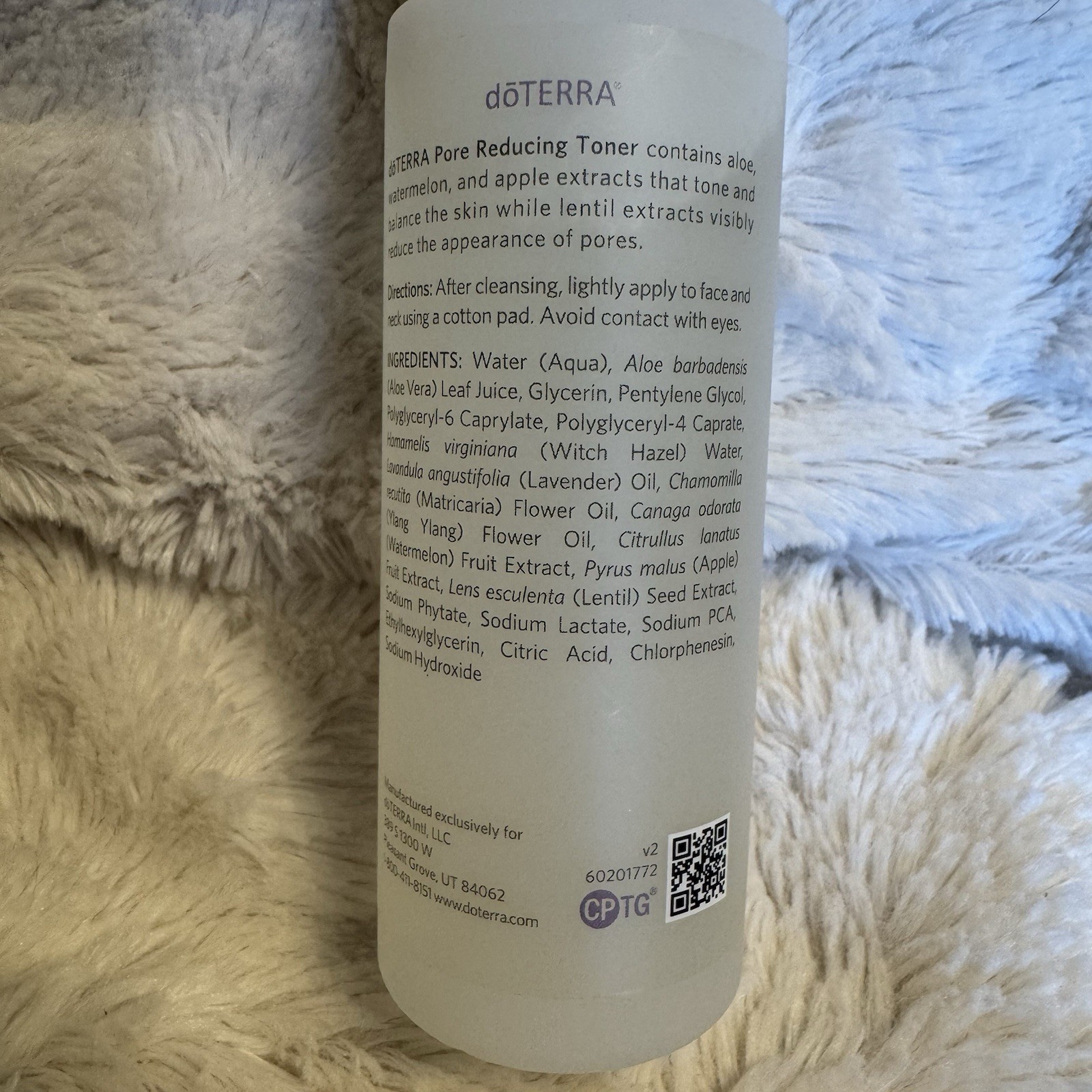doTERRA Pore Reducing Toner 4 fl oz New Sealed Bottle Brand New Sealed 09/2024