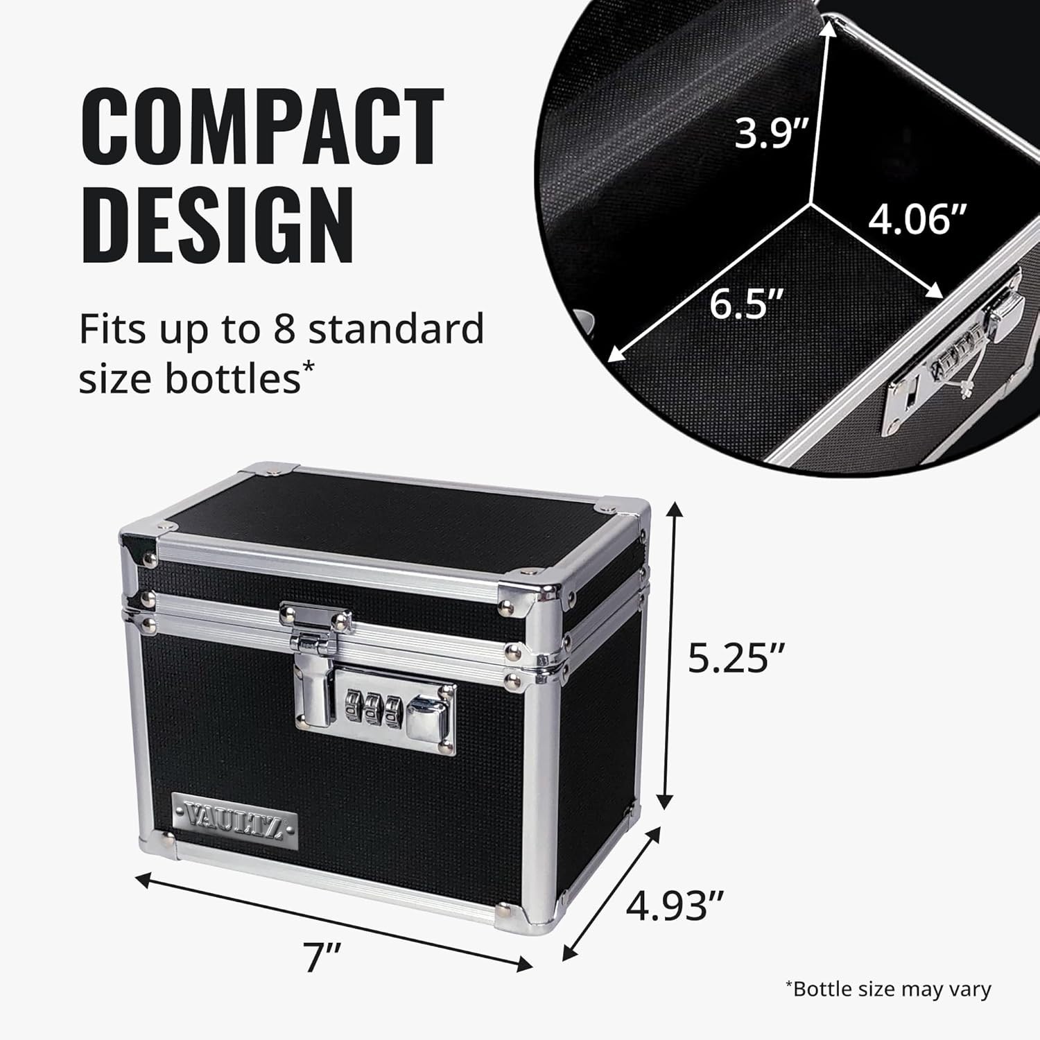 Felt Lock Box with Combination Mechanism for Safe Medication Storage