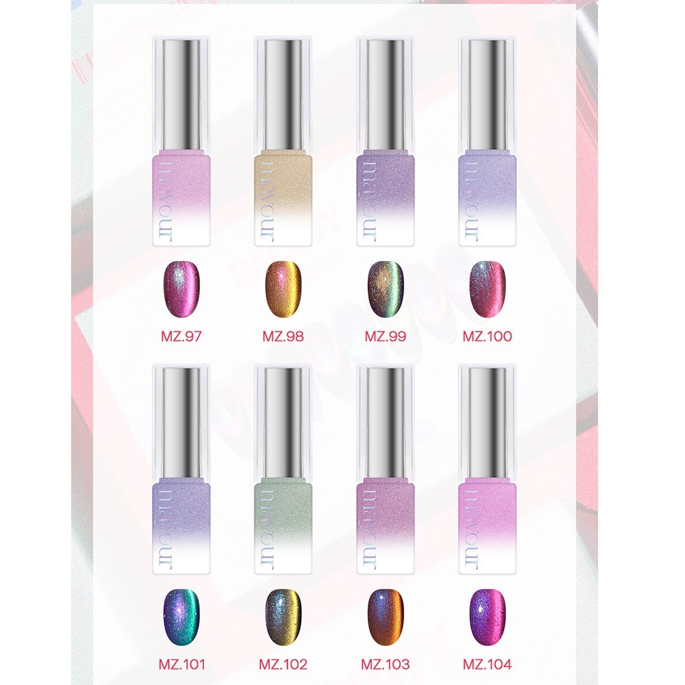 Mayour Bacody Magnetic Gel Nail Polish 8 Colors | 8ml Each K-Beauty