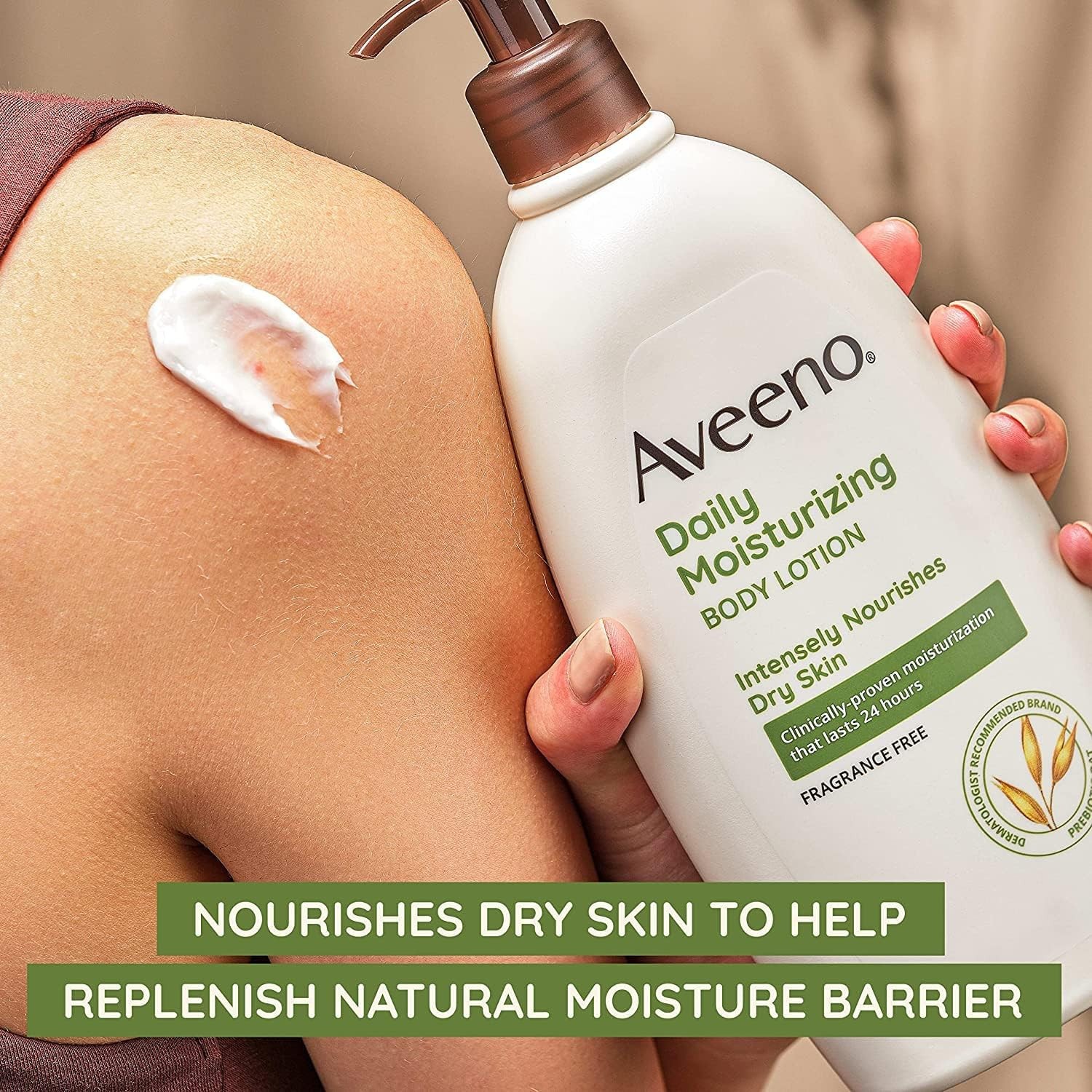 3 Pack Aveeno Daily Moisturizing Body Lotion Soothing Oat & Rich Emollients 18oz