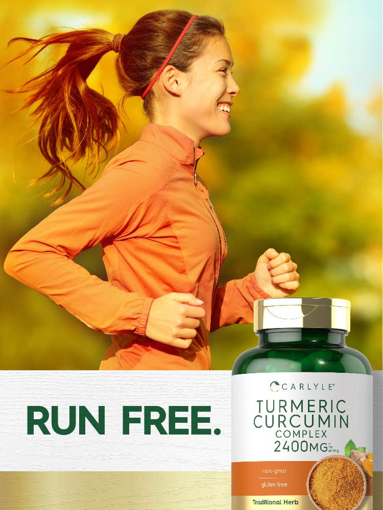 Turmeric Curcumin 2400mg | 180 Capsules | Non-GMO, Gluten Free | by Carlyle