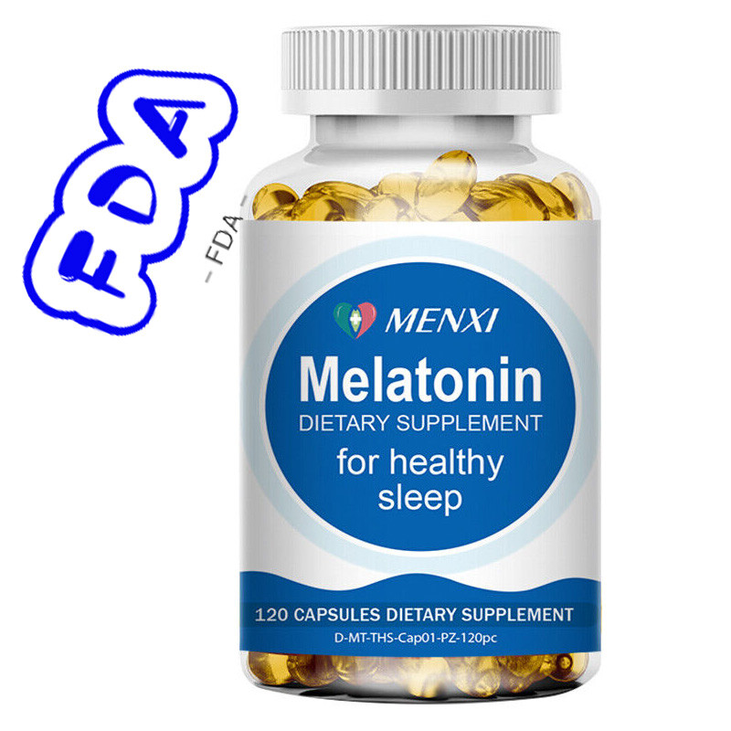 Natural Melatonin Capsules Dietary Supplement Sleep Aid 10/120 count Deep Sleep