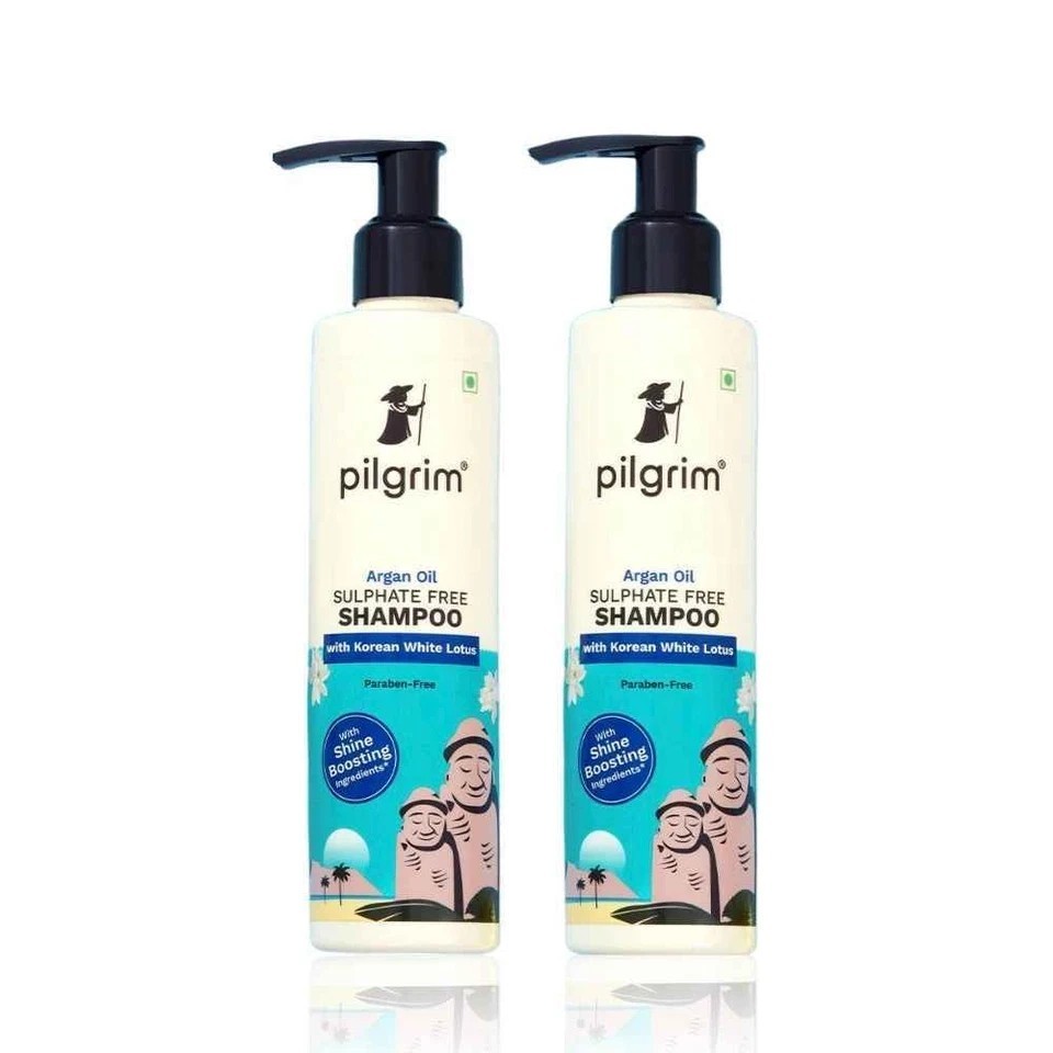 Pilgrim Mild Sulphate Free Shampoo 200ml Each Set Of 2