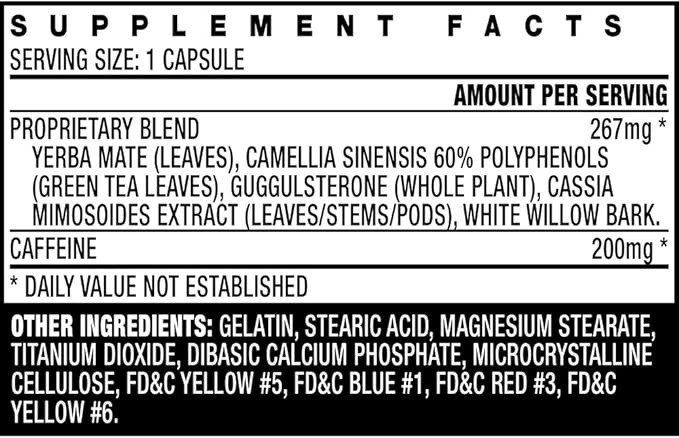 Stacker two Dietary Supplement «Fat Burner Weight Loss» Capsules 100 Count