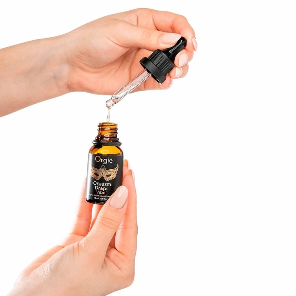Orgy Org*sm Drops🍯KISSABLE Edible Warming Sensation Tingle Flavored Lubricant