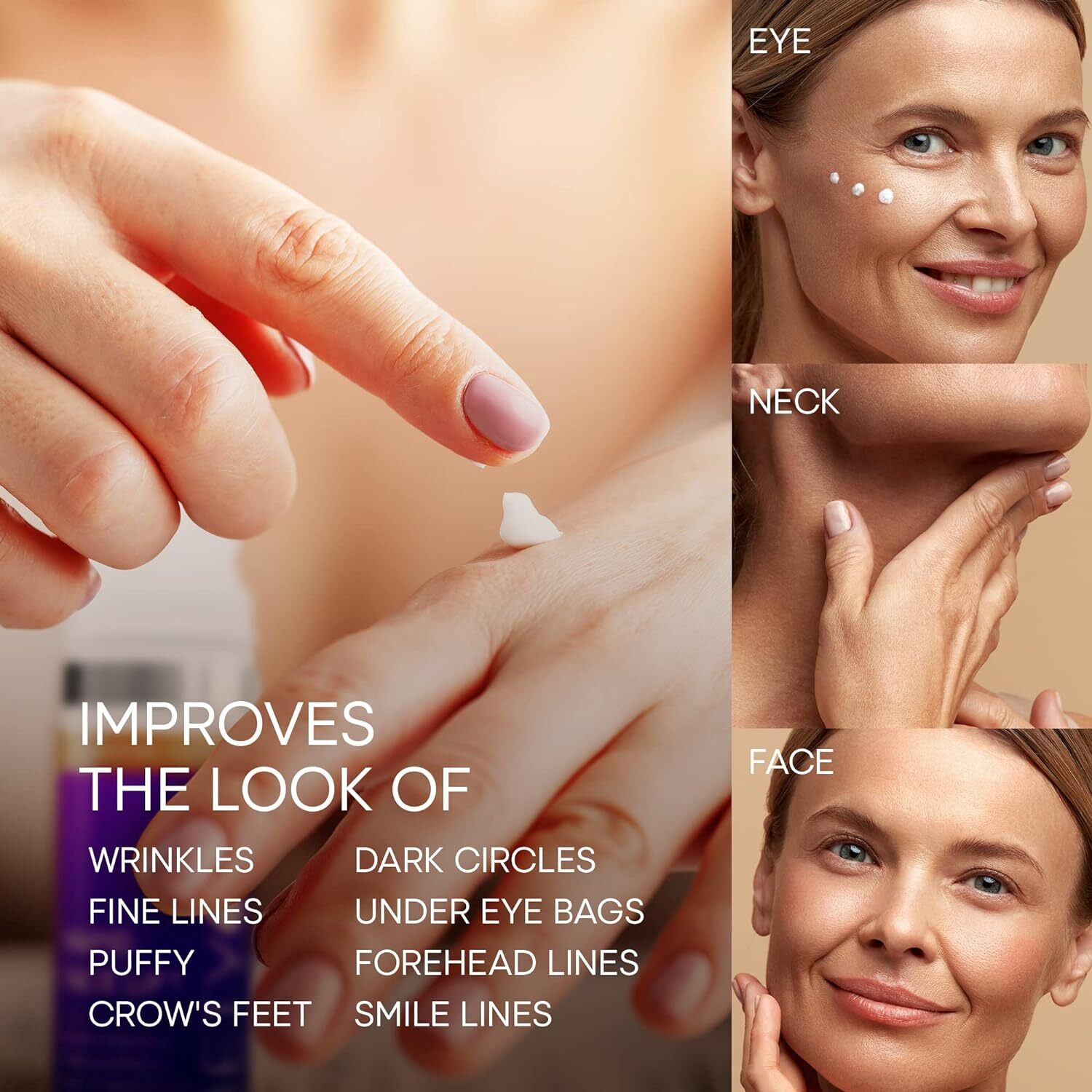 Instant Face Lift Face and Eye Tightening and Lifting Serum in 2 Minutes, 1 oz