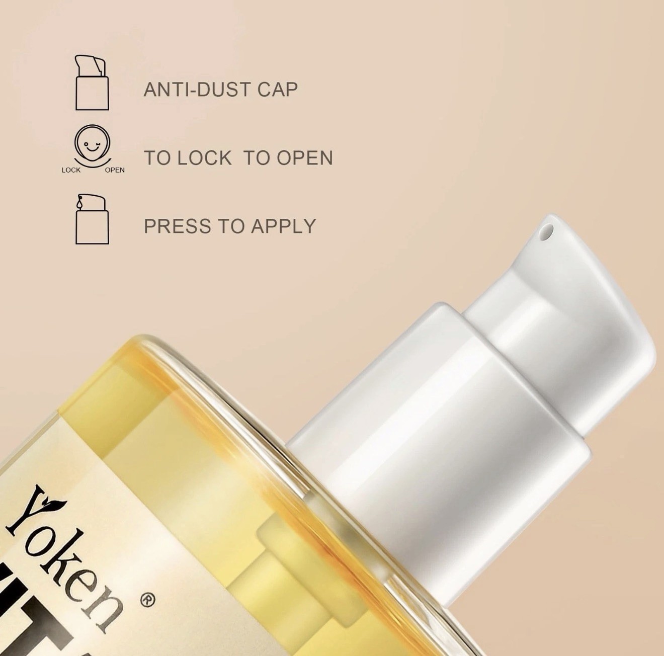 Yoken Vitamin E Oil 8 Fl Oz Organic Vitamin E oil for Skin 70000 IU Vitamine