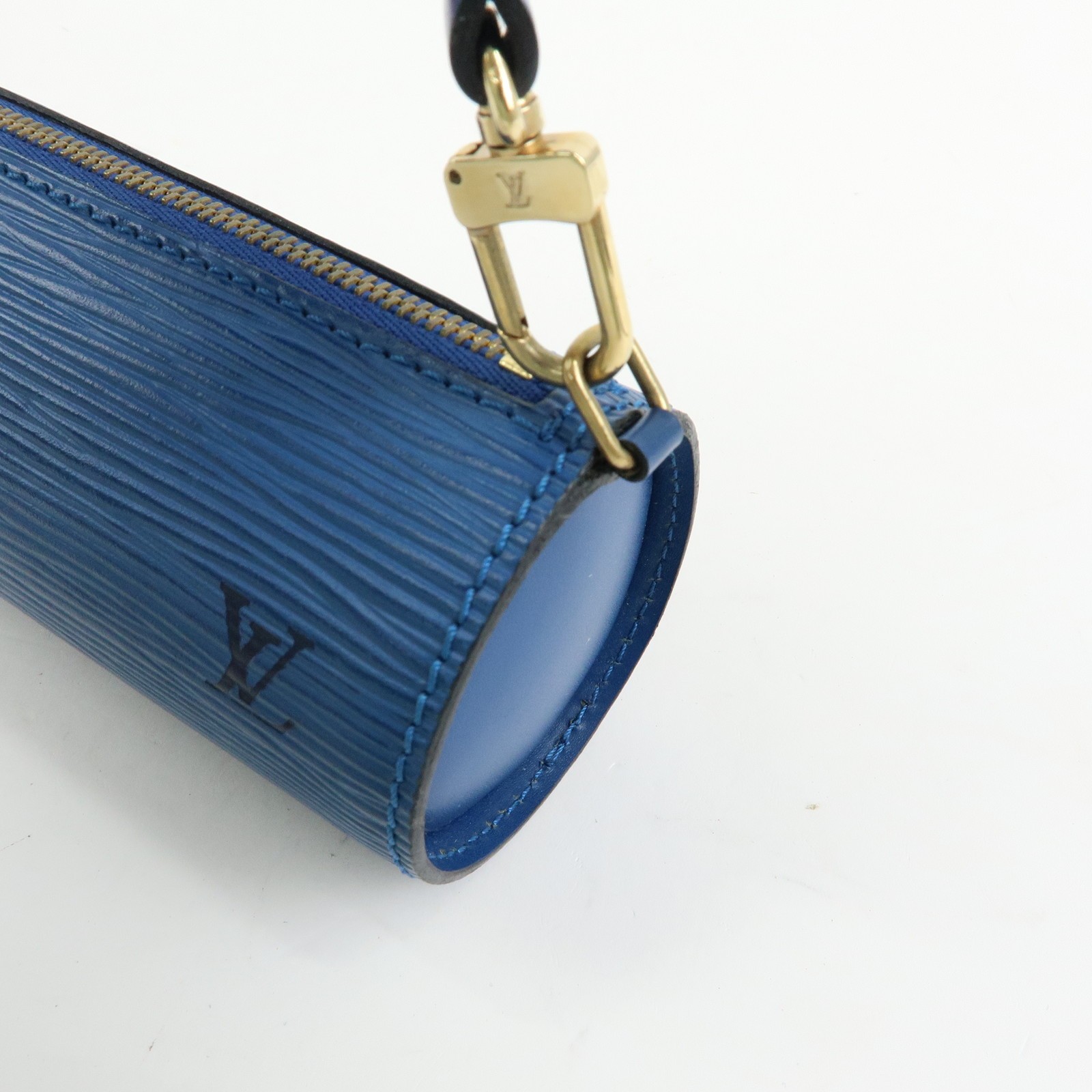 Louis Vuitton Epi Set of 2 Leather Soufflot Pouch Red Blue Authentic Used F/S
