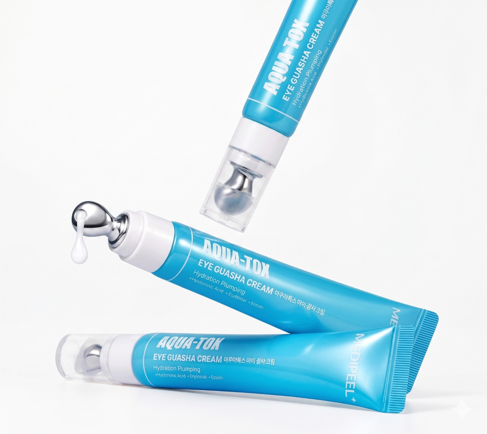 Medi-Peel Peptide 9 Aqua Tox Eye Guasha Cream 20ml x 3 Packs Bulk Bundle Set
