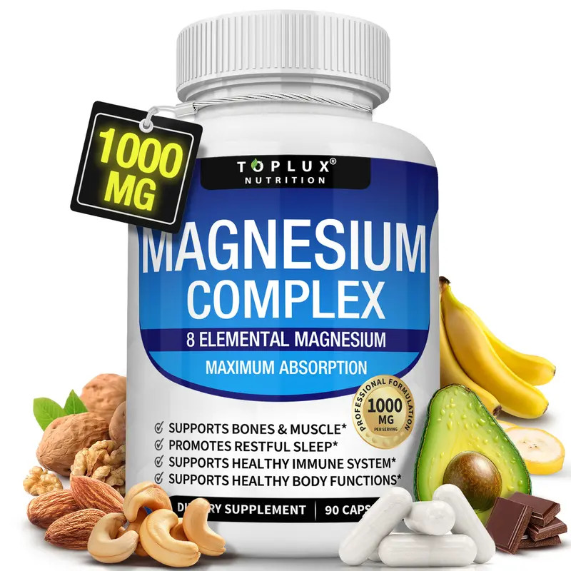 Magnesium Complex | 8 Essential Magnesium Supplement for Fitness & Daily Use