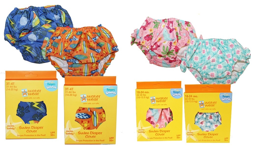 Kids IPLAY REUSABLE SWIM DIAPER Swimming Cover Pant Waterproof Pull-Up 6m-4T NEW