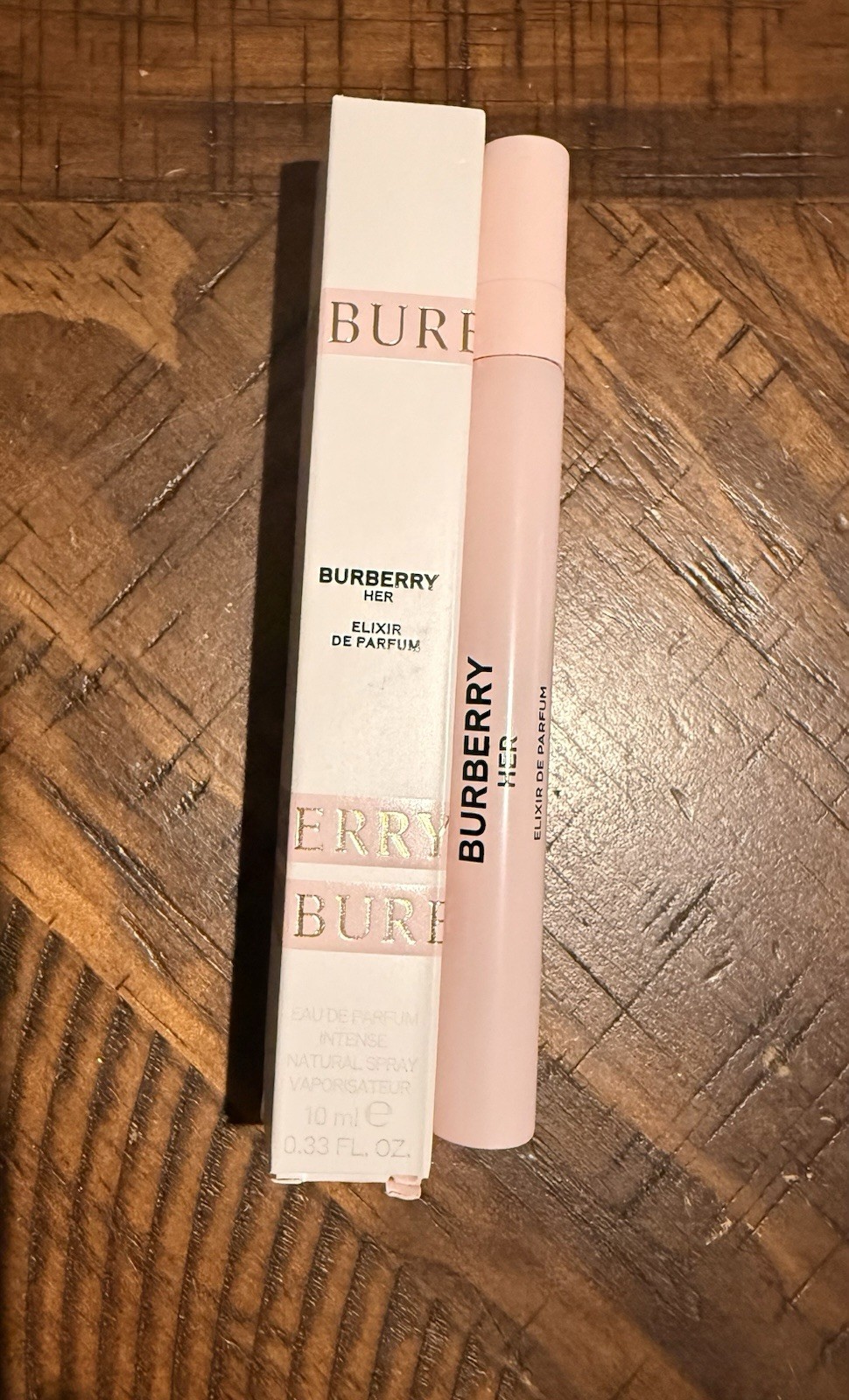 BURBERRY HER ELIXIR EDP Travel Size Spray 10ml New In Box
