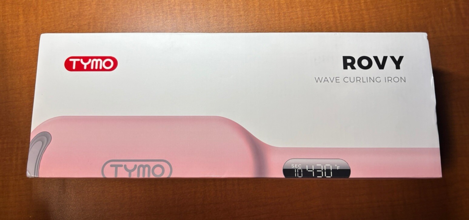 TYMO ROVY Deep Wave Curling Iron Opened Box