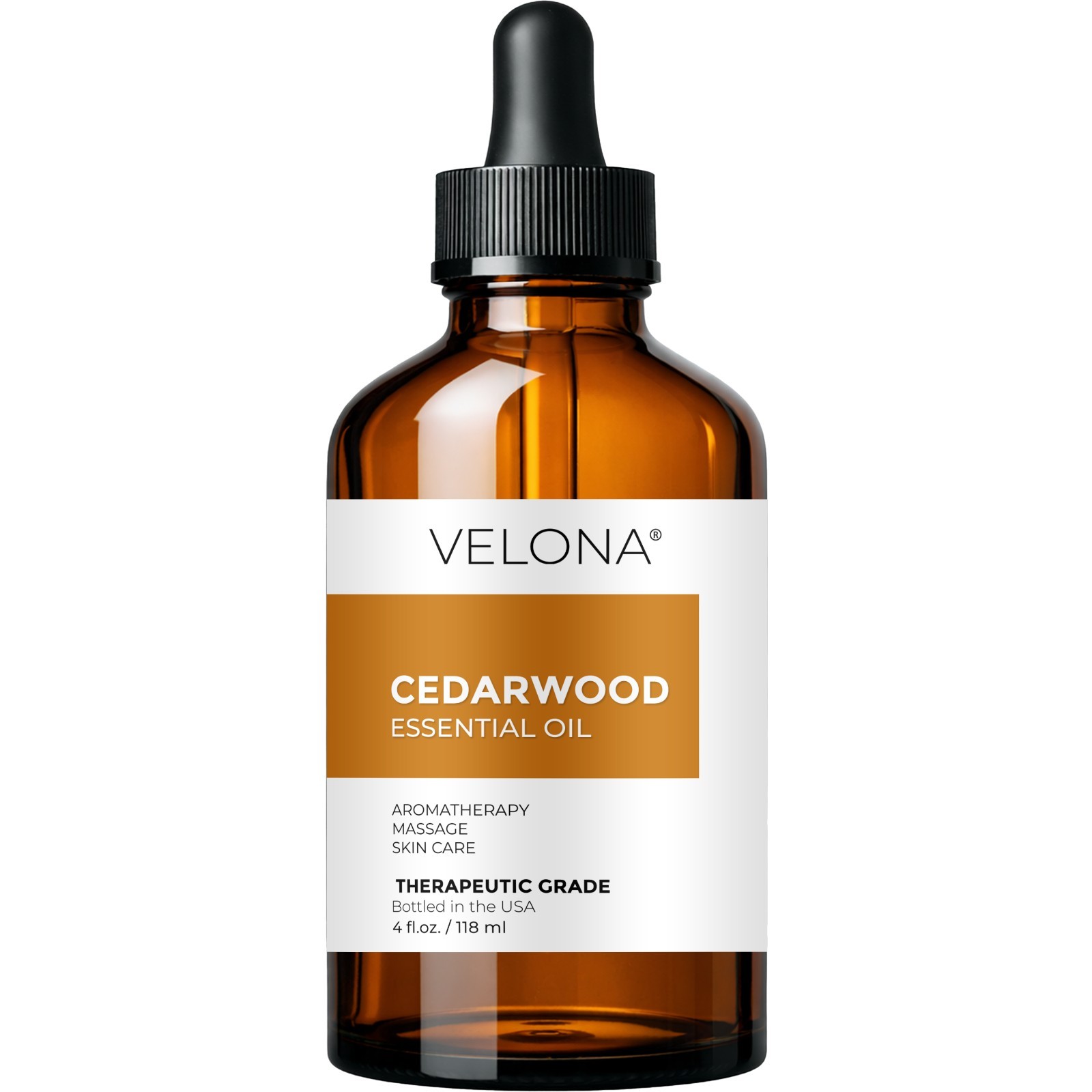 Cedarwood Essential Oil by Velona – 0.5-32 oz Boost Hair Growth Diffuser