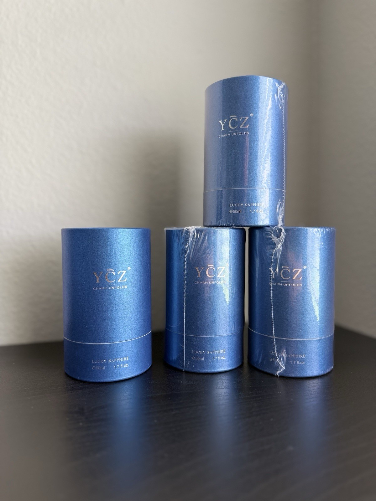 YCZ Lucky Sapphire Eau de Parfum EDP Perfume Spray 1.7 fl oz Regular Size