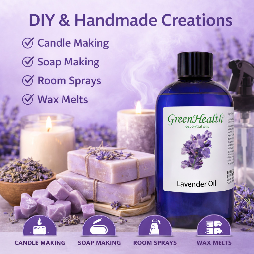 Huge BULK 8 fl oz Lavender Essential Oil by GreenHealth