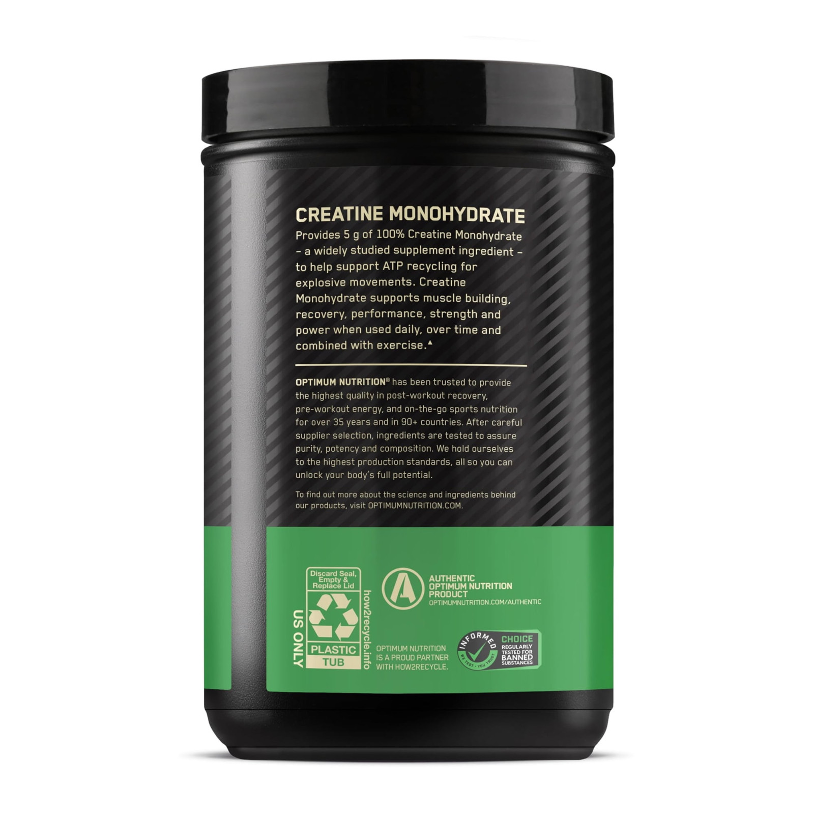 Optimum Nutrition Micronized Creatine Powder 120 Servings (FREESHIP)
