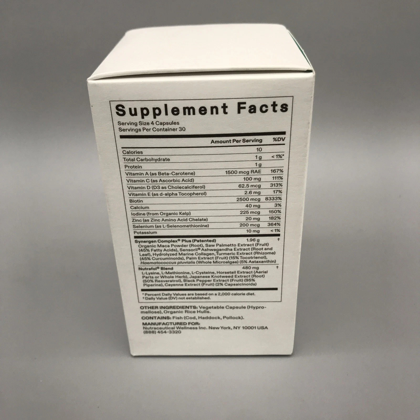 Nutrafol Women’s Balance Hair Growth Supplement 120 Count Exp 05/27