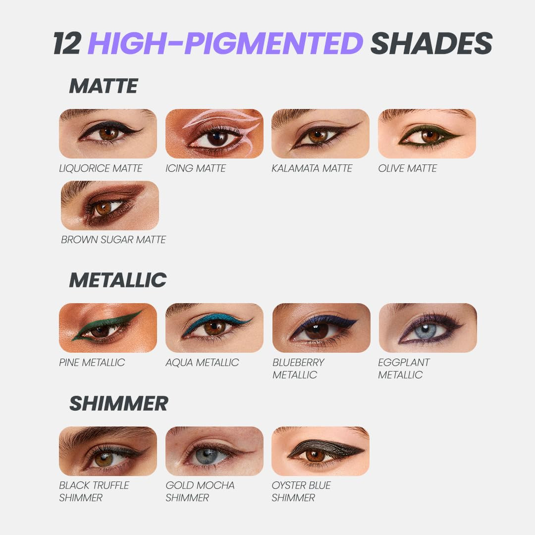 Eyeliner Pencil, 1440 Longwear Brown Eyeliner Pencil – Waterproof, S