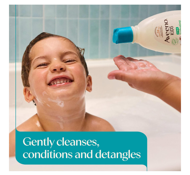Kids Shampoo & Conditioner, Formulated With Oat Extract to Gently Cleanse, Cond