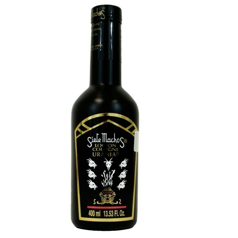 Siete Machos Cologne, Made in Mexico by Urania, 13.53 Oz / 400 mL