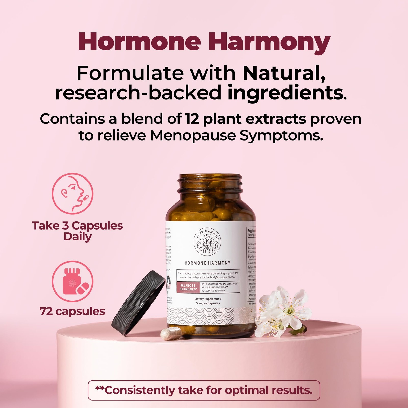 Happy Mammoth **Not Available Hormone Harmony Natural Hormonal Support for Women