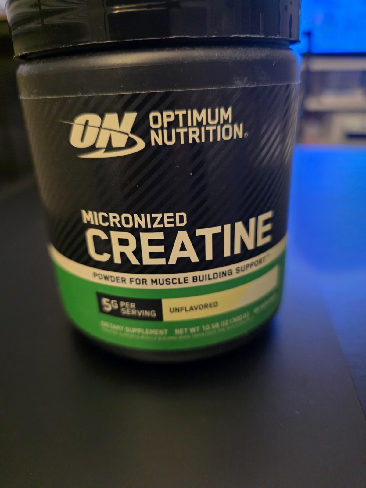 Optimum Nutrition Micronized Creatine Monohydrate Powder, Unflavored, 60 Serving