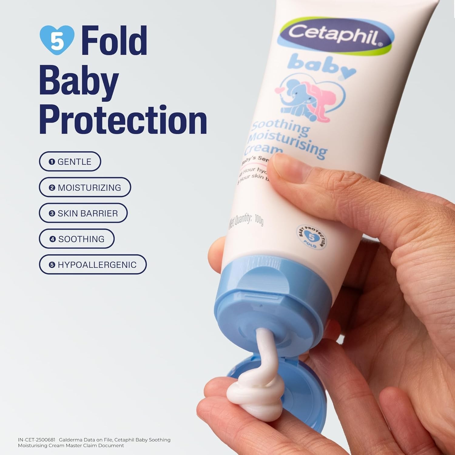 Cetaphil Baby Soothing Moisturising Cream 100 g for Newborns & Babies