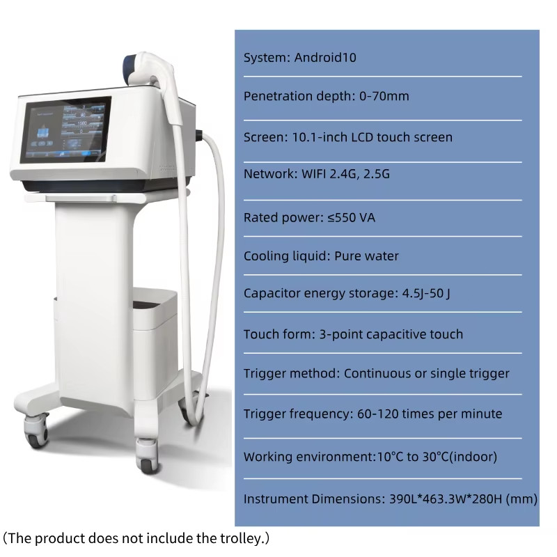 Physio Focus Shockwave Eswt Focused Shock Wave Therapy Machine Pain Relief