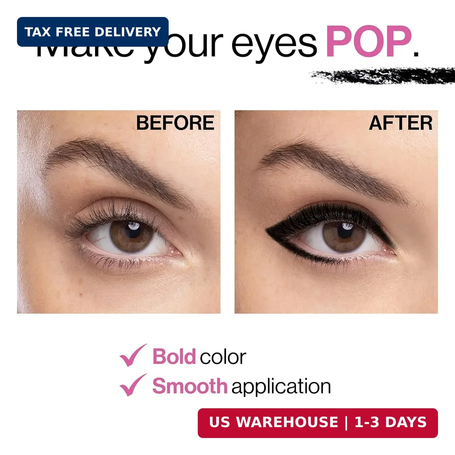 wet n wild Color Icon Kohl Eyeliner Pencil, Rich Hyper-Pigmented Color, Smooth C