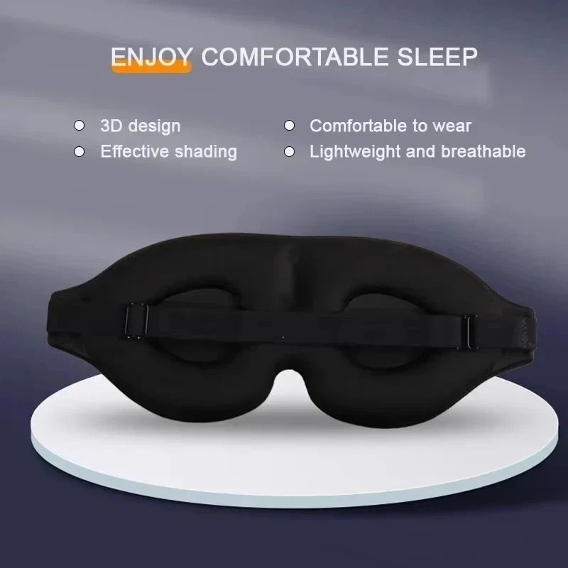 MZOO Luxury Sleep Eye Mask for Side Sleeper Men Women, Zero Eye Pressure 3D Mask