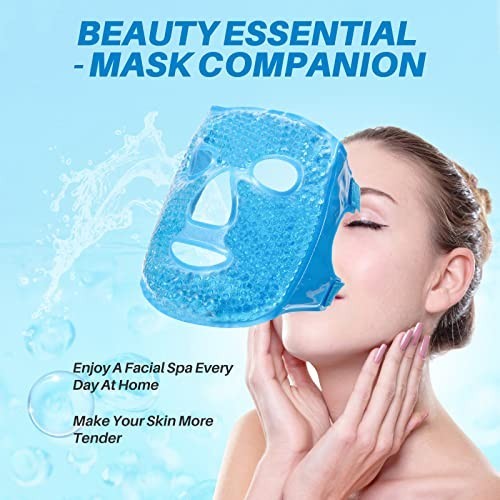 Ice Pack Cold Face, Eye Masks Reduce Face Puff, Dark Circles, Reusable Cold Hot