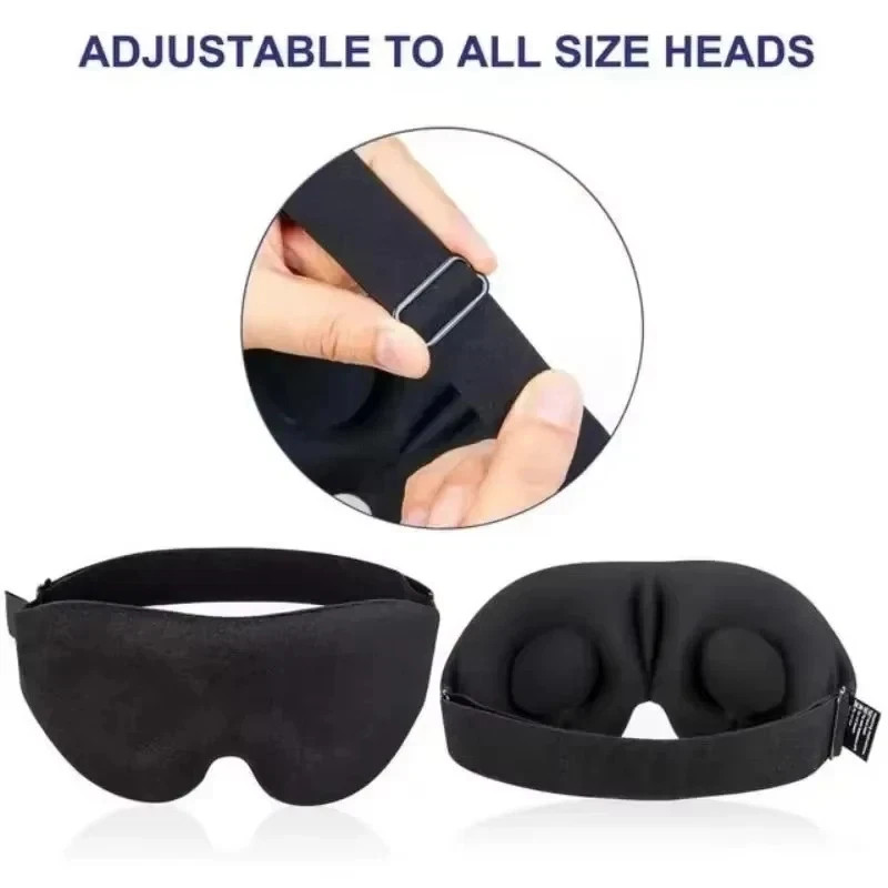 MZOO Luxury Sleep Eye Mask for Side Sleeper Men Women, Zero Eye Pressure 3D Mask