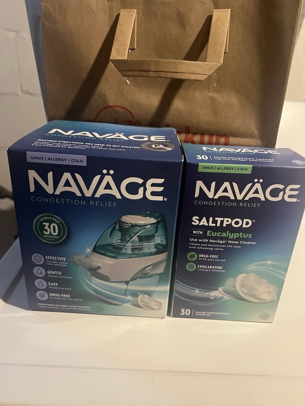 Navage Congestion Relief Nasal Irrigation System NEW Free Shipping