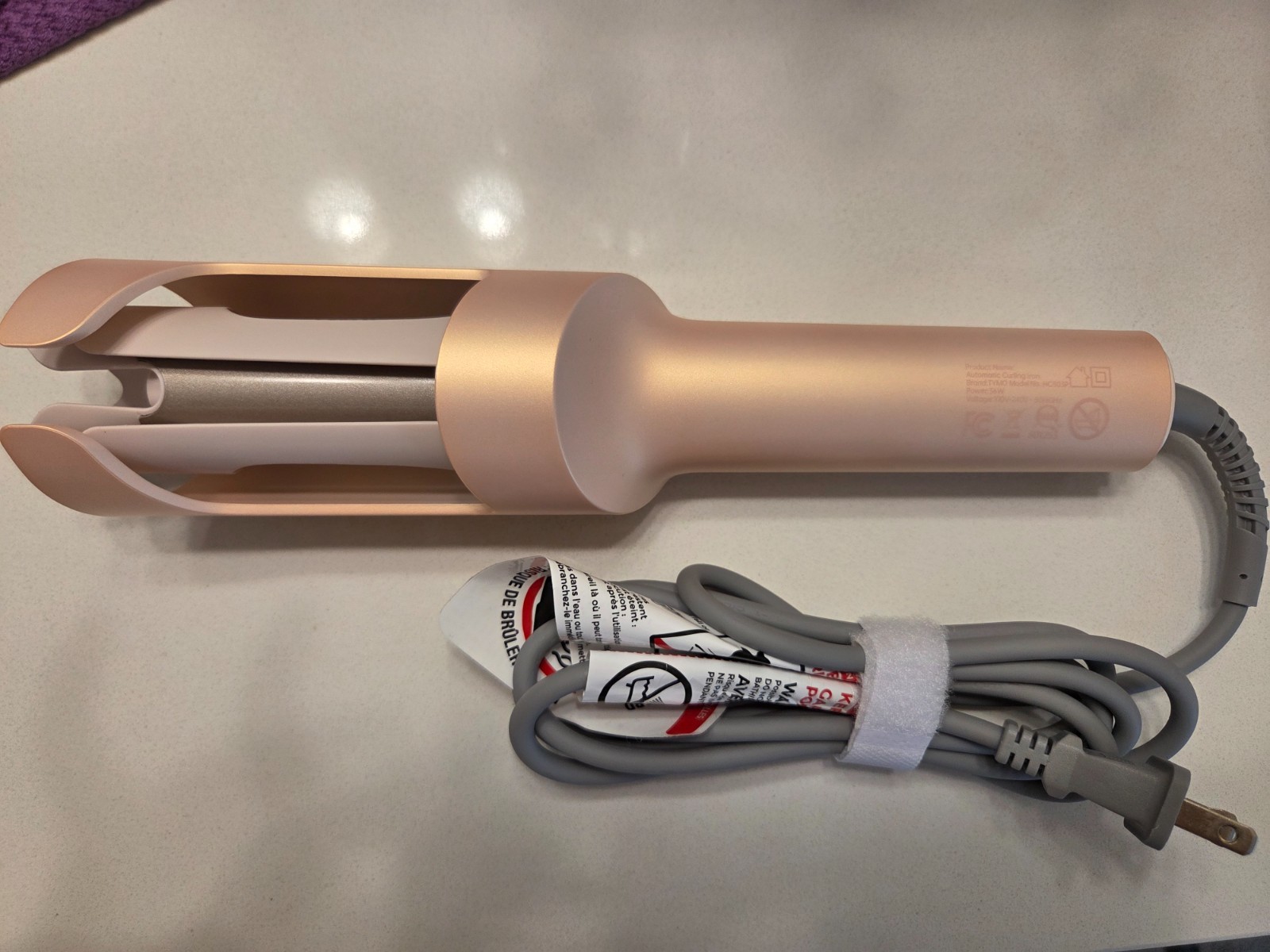 TYMO CURLPRO Automatic Hair Curler Ceramic Curling Iron Rose Gold