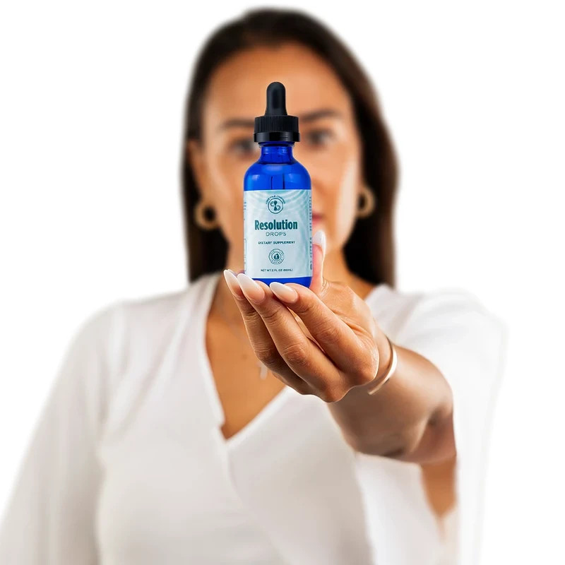 Resolution Drops Curb Your Cravings Supplement Supports Overall Wellness 2 fl oz