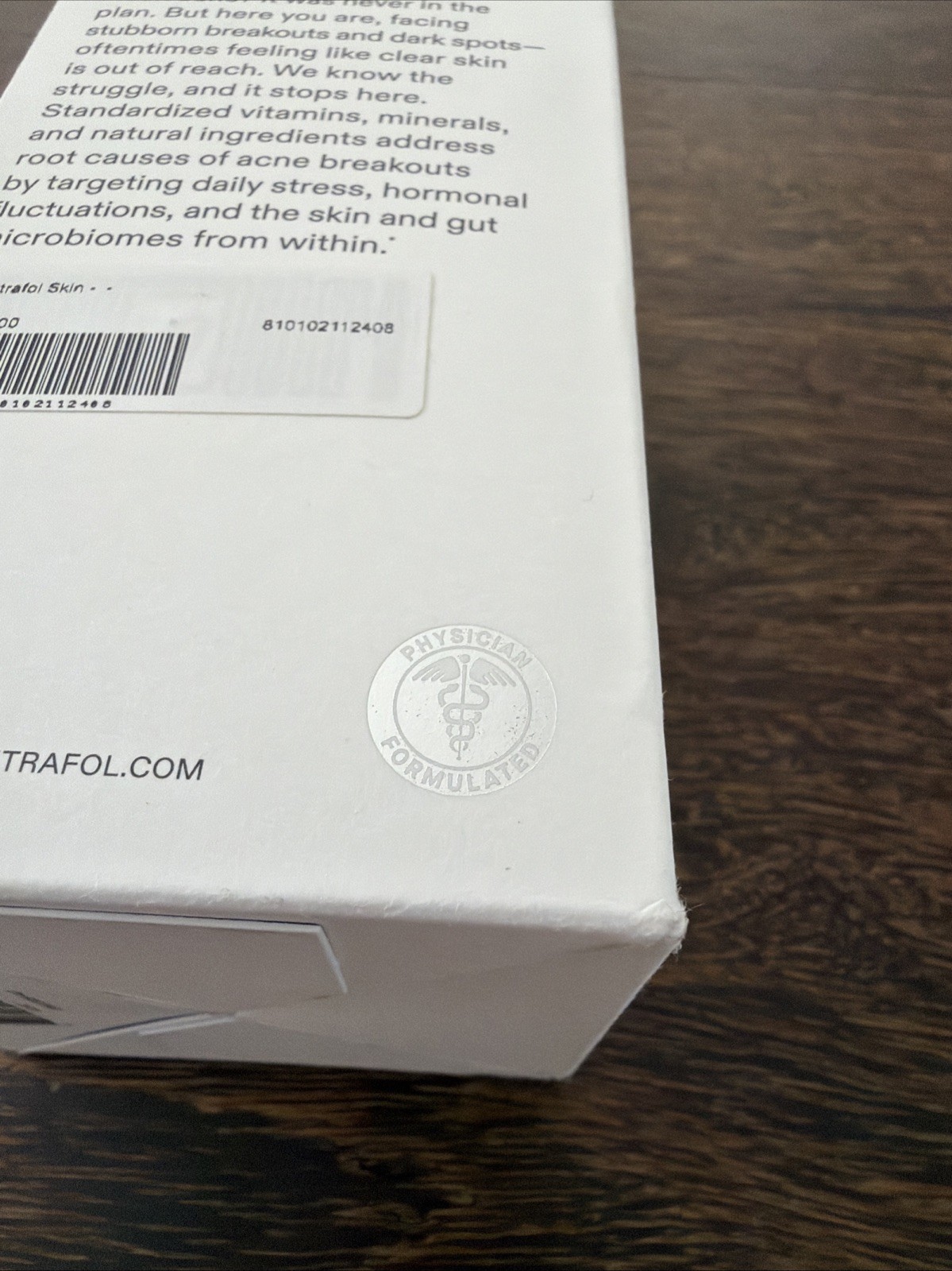 NUTRAFOL Clear Skin Dietary Supplement 120 Capsules $88 NEW WITH BOX NEW 11/2025