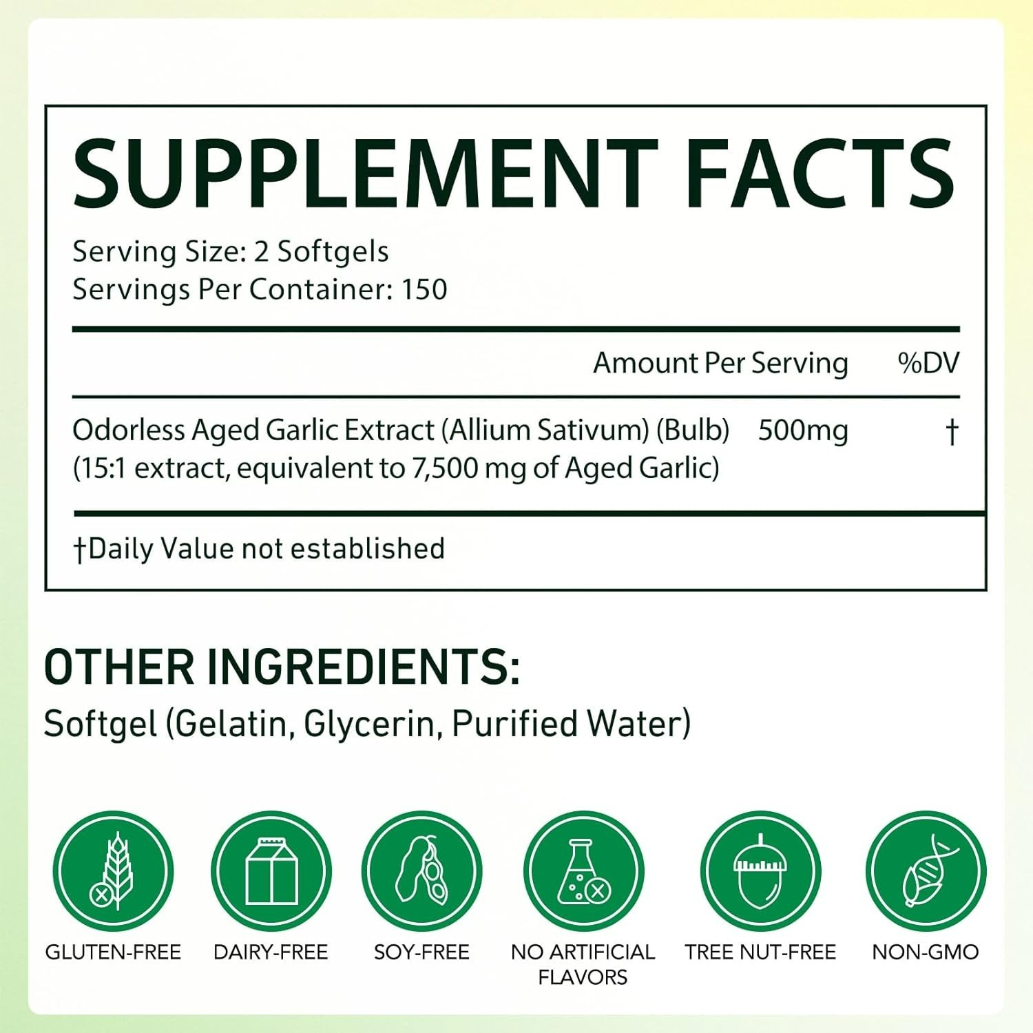 High-Potency Aged Garlic Extract Softgels – 300 Count for Heart Health
